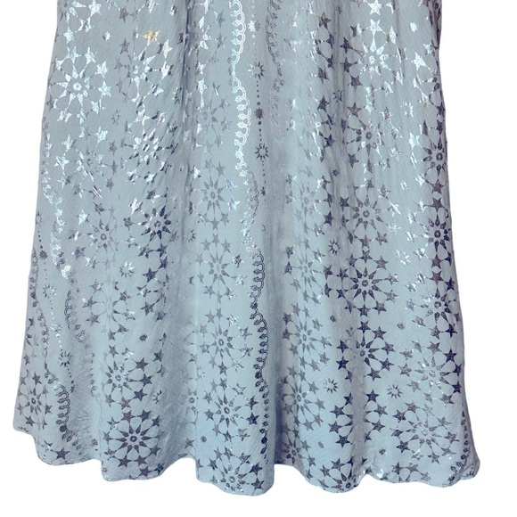 Urban Outfitters Kimchi Blue‎ Corellia Winter Princess Stars Beaded Neck Dress S - Picture 5 of 13